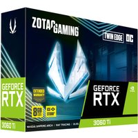 Видеокарта ZOTAC GeForce RTX 3060 Ti Twin Edge OC 8GB GDDR6 ZT-A30610H-10M