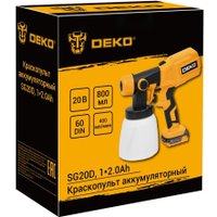Краскораспылитель Deko SG20D 081-1072 (с 1-им АКБ)