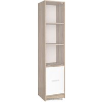 Шкаф-витрина Интерлиния СК-024 (дуб сонома/белый)