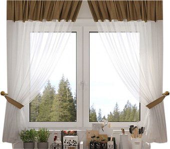 Legrand Софт-Вуаль 1.35x1.6 м 58091388 (2шт, латте)