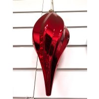 Елочная игрушка GreenTerra Сосулька 25см 202506 (красный)