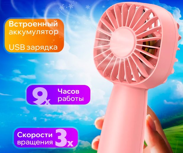 

Вентилятор Profit K20 (розовый)