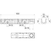 Канал пластиковый Ecoteck ДИ05405000 в Лиде