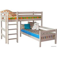 Двухъярусная кровать Мебельград Соня вариант 7 (массив сосны прозрачный лак) в Гомеле