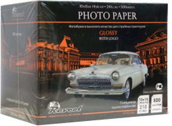 Фотобумага Revcol Глянцевая 10x15 210 г/м2 500 л [127819]