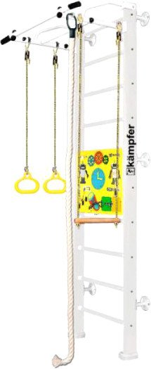 

Детский спортивный комплекс Kampfer Helena Wall Busyboard (стандарт, жемчужный/бизиборд желтый)