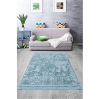 Ковер для жилой комнаты Karven Buket Sacakli 120x200 KV 034 (Mavi/бирюзовый)