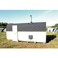 Бочка КомфортПром С печным узлом, предбанником и помывочной 103313569 (5м)