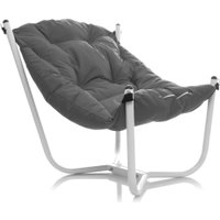 Кресло M-Group Чил 29360109 (2 шт, белый/серая подушка)