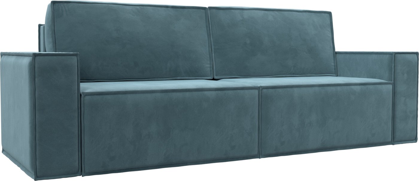 

Диван Лига диванов Куба Лайт 129439 (велюр Seven 113 бирюзовый)