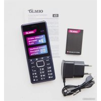 Кнопочный телефон Olmio A25 (синий)