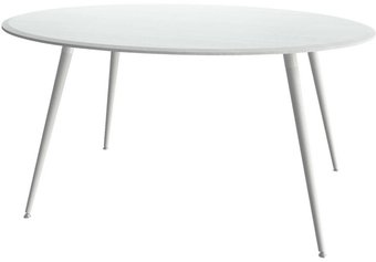 Кухонный стол Аквилон Прага-4 (лайн вайт-белый)