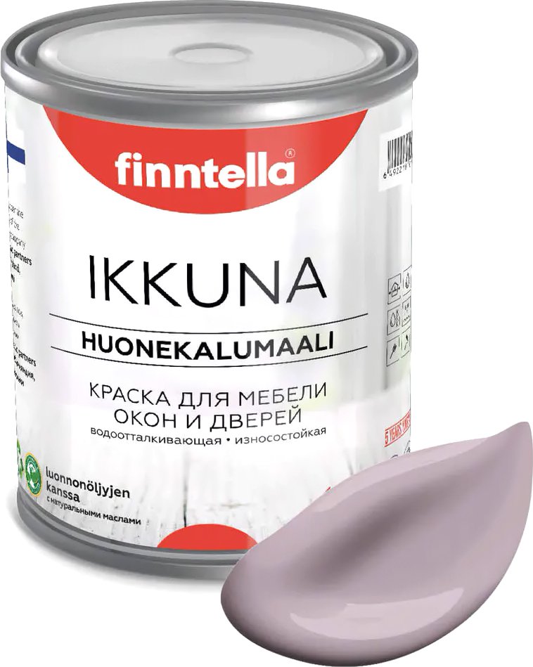 

Краска Finntella Ikkuna Metta F-34-1-9-FL107 9 л (серо-лиловый)