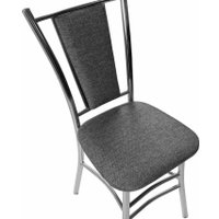 Стул ВВР Марсель (серый/хром, рогожка)