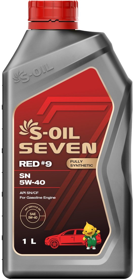 

Моторное масло S-OIL SEVEN RED #9 SN 5W-40 1л