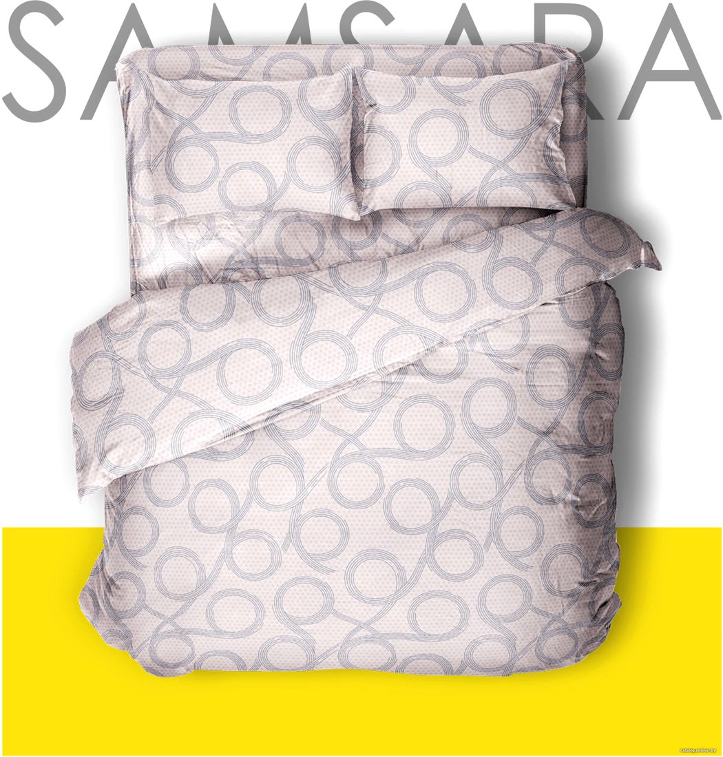 Евро комплект постельного белья Samsara Бесконечность 220-21 205x220 (евро)