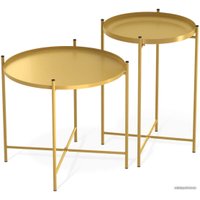 Журнальный столик Sheffilton SHT-CT8/CT8-2 (золото)