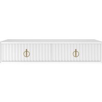 Туалетный столик без зеркала Shtabe Royal 5110 эко (белый/р.золото)