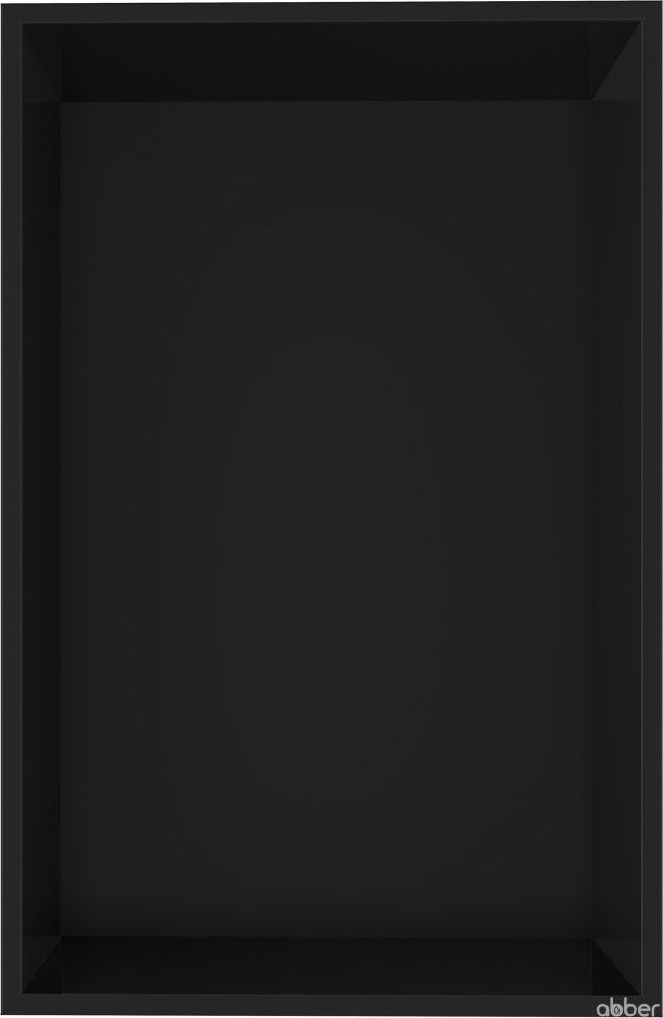 Abber Полка для ванной Nischen AN3001MB (черный матовый)