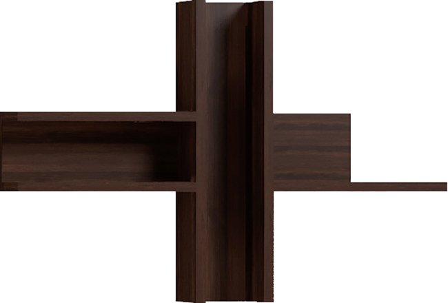 

Полка Глазов Кристи (орех шоколадный)