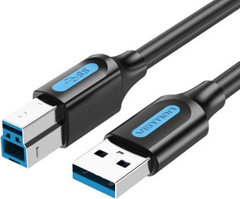 Кабель Vention COOBG USB Type-B - USB Type-A (1.5 м, черный)