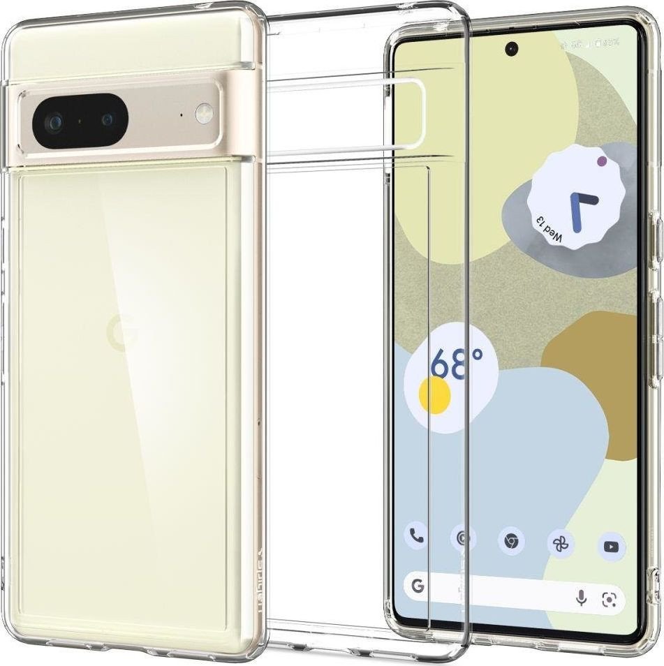 

Чехол для телефона Spigen Ultra Hybrid для Pixel 7 ACS04699 (прозрачный)