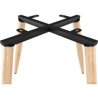 Стул Sheffilton SHT-ST29/S95-W (коричневый/прозрачный лак/черный муар)