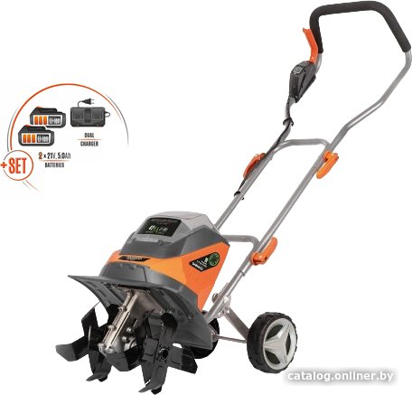 Мотокультиватор аккумуляторный Daewoo Power DAT 3042Li SET (с 2-мя АКБ)