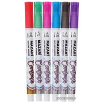 Маркер перманентный Mazari Contour M-6080-6 (6 шт) в Солигорске