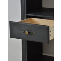 Книжный шкаф Диприз Susanna 1 ящ Д.30030.2 (сосна/серый RAL7016)