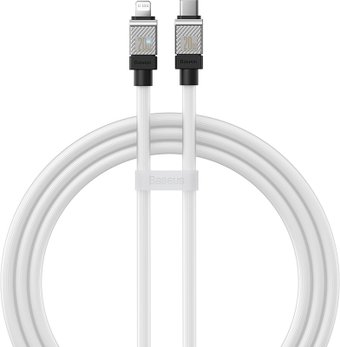 Кабель Baseus CoolPlay Series USB Type-C - Lightning (1 м, белый)