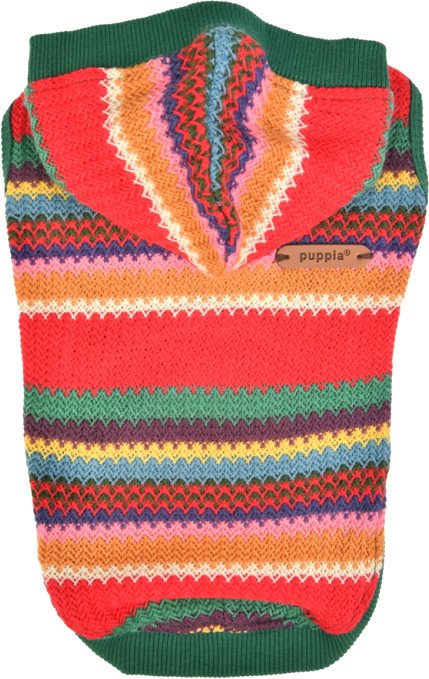 

Свитер для животных Puppia Lennon PAVD-TS1926-RD-M (красный/зеленый)