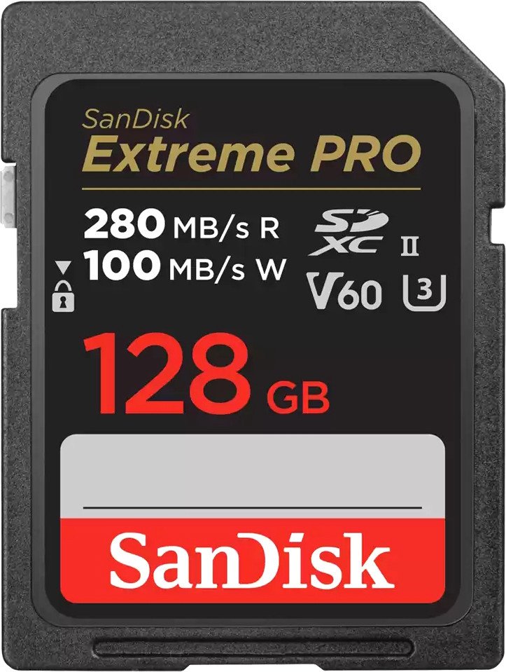 

Карта памяти SanDisk Extreme PRO SDXC SDSDXEP-128G-GN4IN 128GB