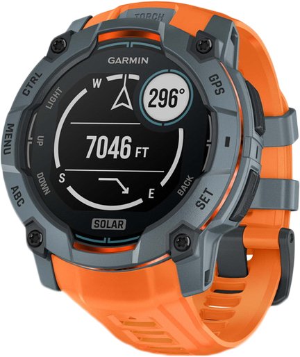 

Умные часы Garmin Instinct 3 Solar 50 мм (серый)