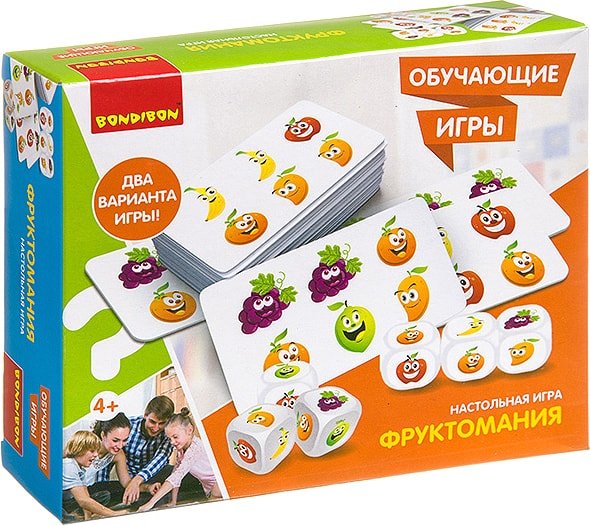 Развивающая игра Bondibon Фруктомания ВВ3447