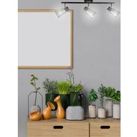 Припотолочная люстра Aitin Pro НПБ 02-3x40-102 1434/3 (черный/хром)