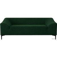 Диван Brioli Тони двухместный (рогожка, J8 темно-зеленый)