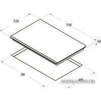 Варочная панель CATA IS 603 B WH