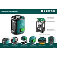 Лазерный нивелир KRAFTOOL CL-20 34701