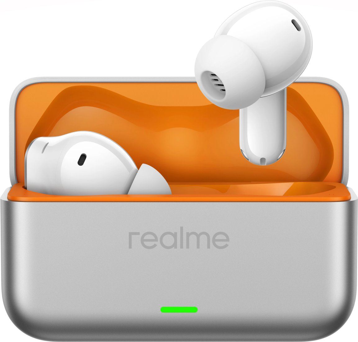 Наушники Realme Buds T500 Pro (белый/серебристый)