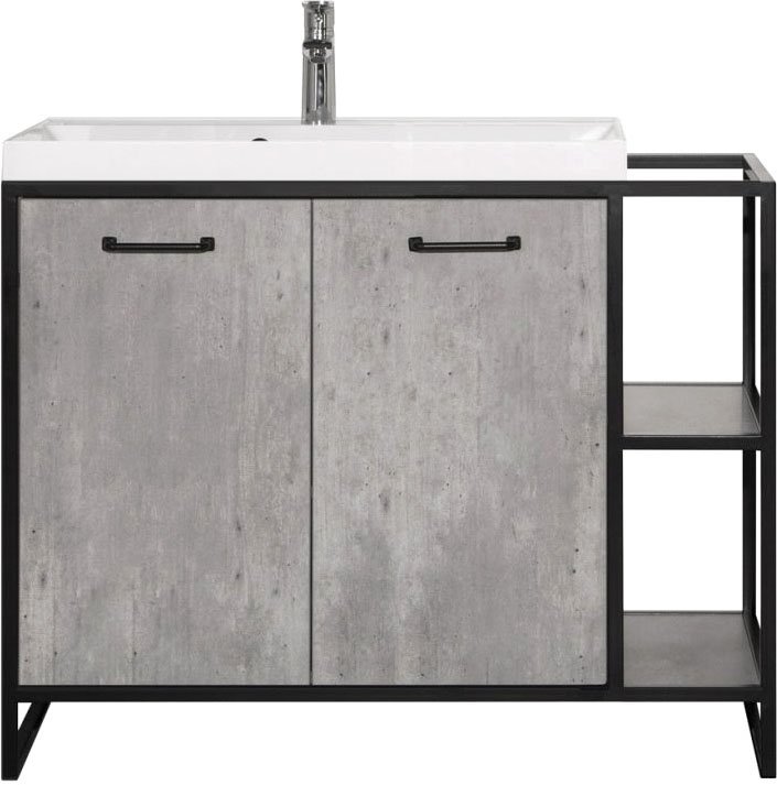 

Style Line Тумба под умывальник Лофт 1.1 60/80 (две створки правая)