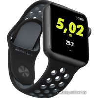 Умные часы Apple Watch Nike+ 42mm Space Gray with Black/Cool Gray Band [MNYY2]