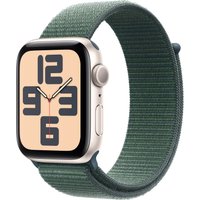 Умные часы Apple Watch SE 2 44 мм (алюминиевый корпус, звездный свет/зеленый, нейлоновый ремешок)