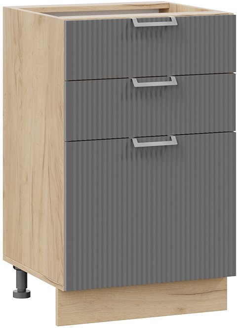 

Шкаф напольный Трия Кимберли 1Н5Я3 (дуб крафт золотой/титан)