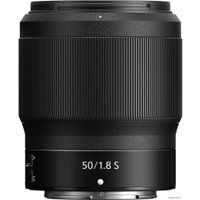 Объектив Nikon NIKKOR Z 50mm f/1.8 S