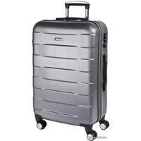 Чемодан-спиннер March Bumper 55 см (серебристый)