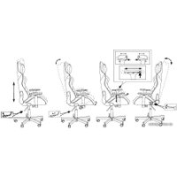 Игровое (геймерское) кресло Knight Armor (черный)