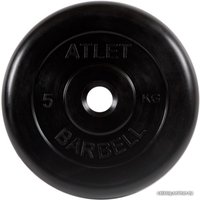 Диск MB Barbell Атлет 31 мм (1x5 кг)