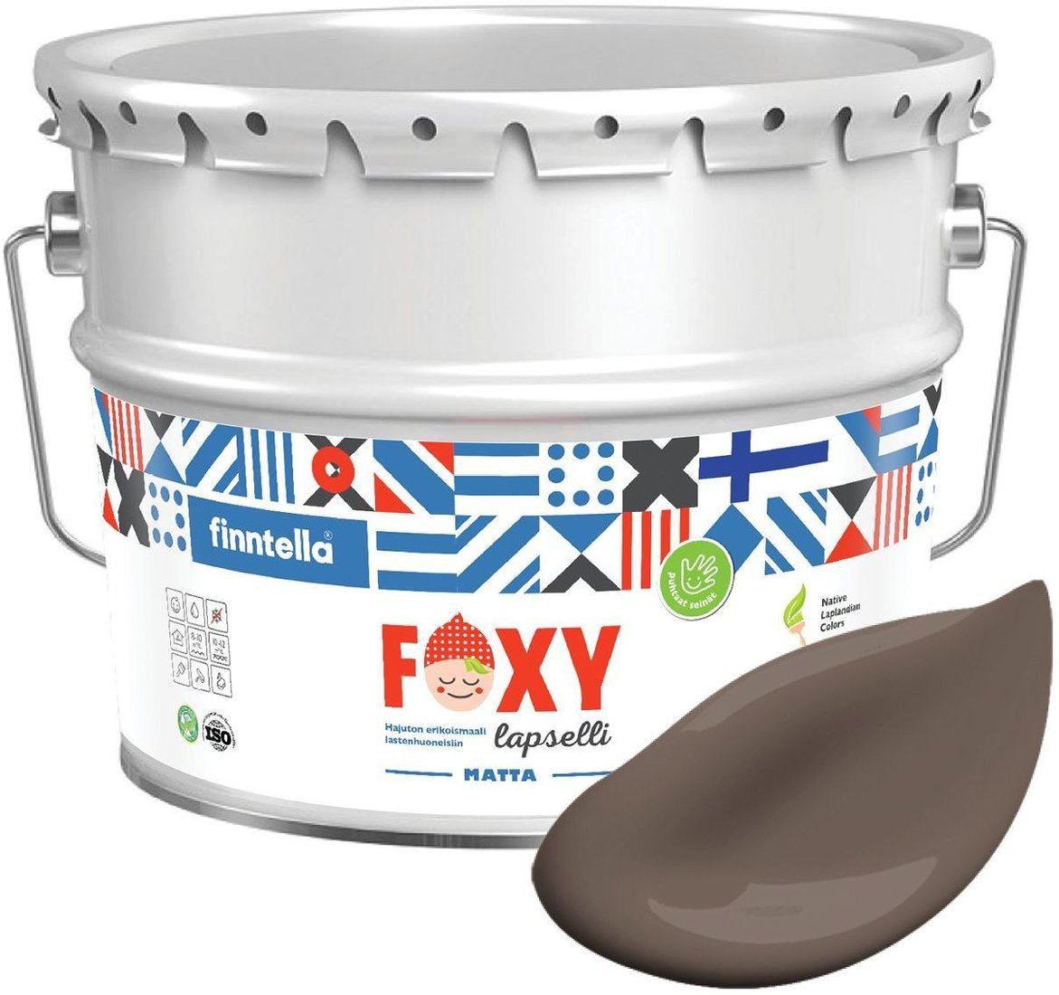 

Краска Finntella Foxy Lapselli Matte Haara F-50-1-9-FL216 9 л (коричневый)