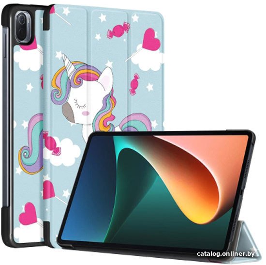 Чехол JFK Smart Case для Xiaomi Mi Pad 5/Mi Pad 5 Pro (сказочный единорог)